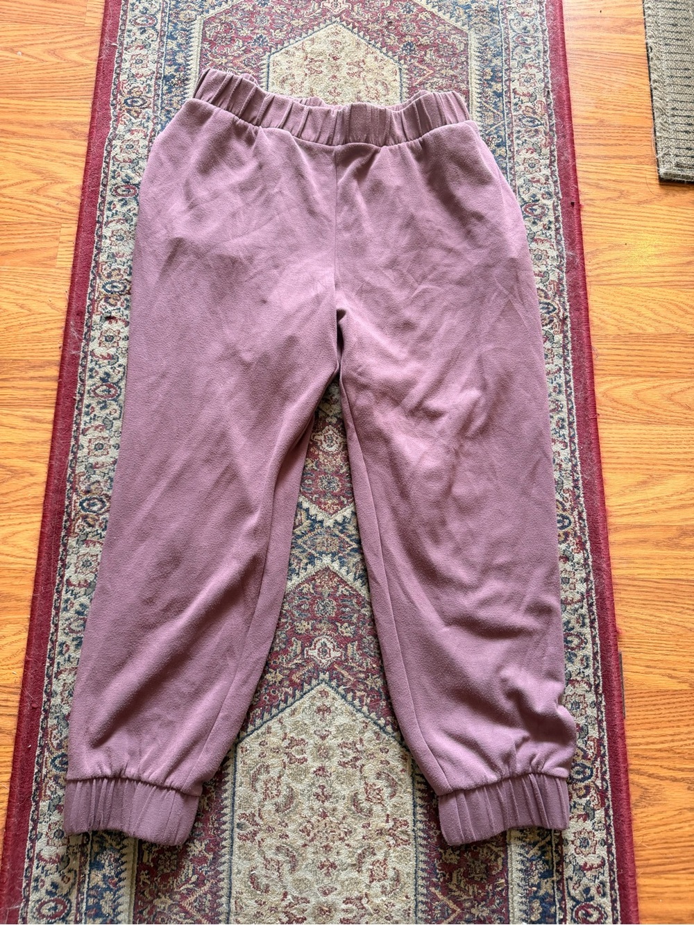 Express Women’s Mauve Elastic Waist Jogger Pants